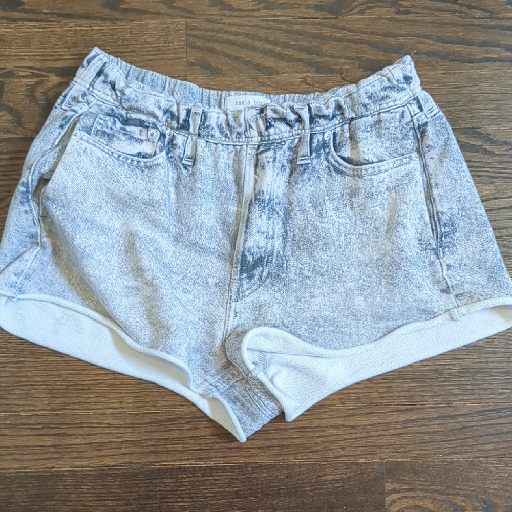 Rag & Bone Light Gray Jean Shorts
